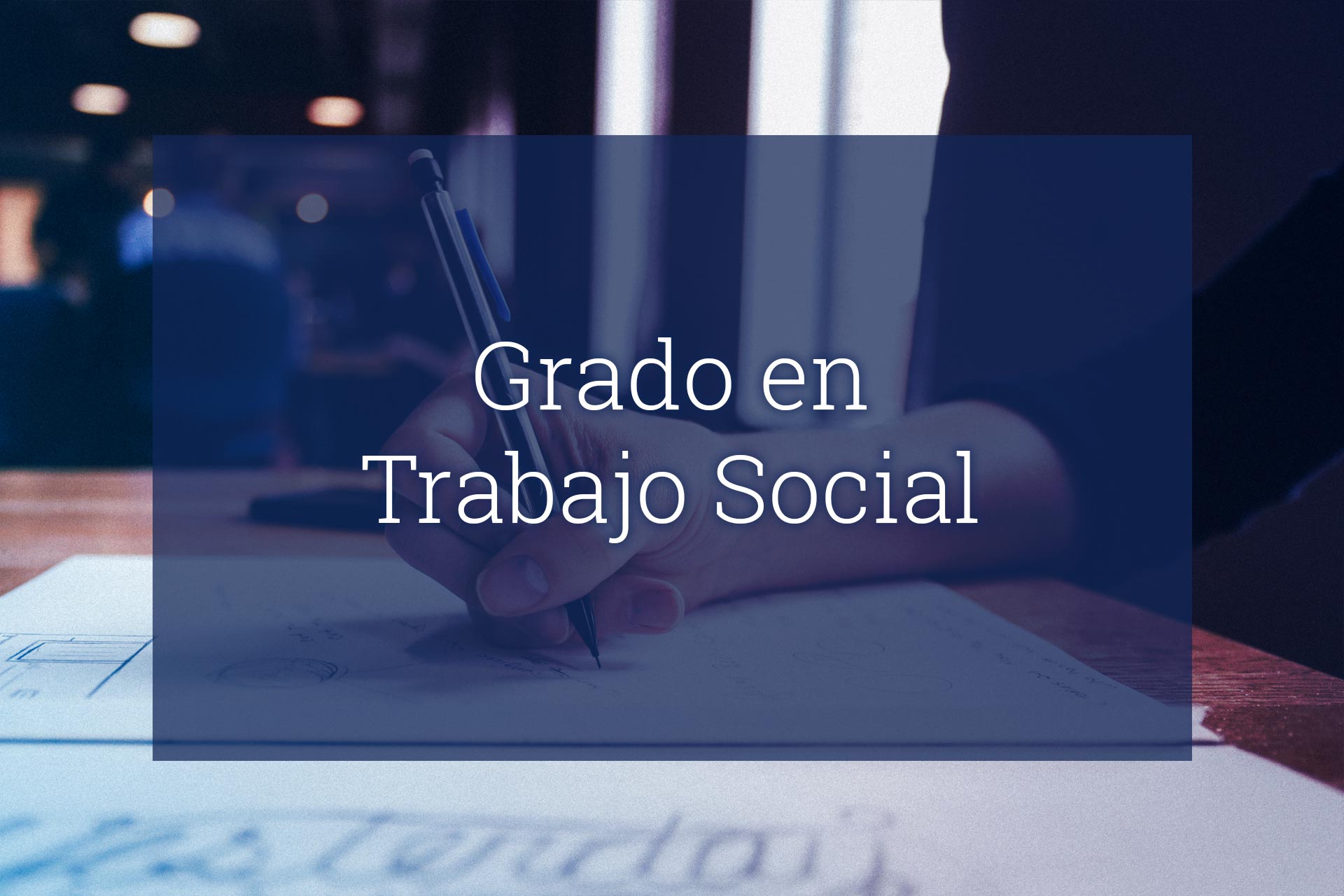 Grado en Trabajo Social